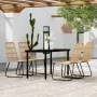 Juego de comedor para jardín 5 piezas color roble de , Conjuntos de jardín - Ref: Foro24-3099163, Precio: 578,88 €, Descuento: %