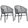 Juego de comedor de jardín 3 piezas gris de , Conjuntos de jardín - Ref: Foro24-3099233, Precio: 253,39 €, Descuento: %