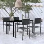 Juego de comedor para jardín 5 piezas negro von , Gartensets - Ref: Foro24-3099265, Preis: 331,24 €, Rabatt: %