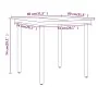 Juego de comedor de jardín 3 piezas con cojines marrón y negro by , Garden sets - Ref: Foro24-3099299, Price: 225,18 €, Disco...