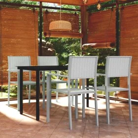 Juego de comedor de jardín de 5 piezas blanco von , Gartensets - Ref: Foro24-3099259, Preis: 310,07 €, Rabatt: %