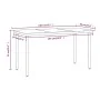 Juego de comedor de jardín 7 piezas con cojines gris y negro by , Garden sets - Ref: Foro24-3099290, Price: 480,85 €, Discoun...