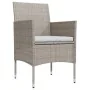 Juego de comedor de jardín 3 piezas con cojines beige y negro de , Conjuntos de jardín - Ref: Foro24-3099317, Precio: 253,83 ...