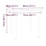 Juego de comedor de jardín 3 piezas con cojines negro by , Garden sets - Ref: Foro24-3099329, Price: 216,80 €, Discount: %