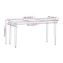 Juego de comedor de jardín 7 piezas con cojines beige y negro de , Conjuntos de jardín - Ref: Foro24-3099320, Precio: 512,59 ...