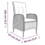 Juego de comedor de jardín 7 piezas con cojines gris y negro de , Conjuntos de jardín - Ref: Foro24-3099362, Precio: 951,02 €...