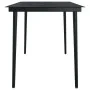 Juego de comedor para jardín 5 piezas negro by , Garden sets - Ref: Foro24-3099397, Price: 333,40 €, Discount: %