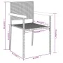 Juego de comedor de jardín 3 piezas negro von , Gartensets - Ref: Foro24-3099413, Preis: 201,95 €, Rabatt: %