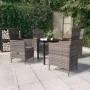 Juego de comedor de jardín 5 piezas con cojines gris by , Garden sets - Ref: Foro24-3099432, Price: 618,01 €, Discount: %