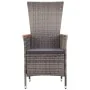 Juego de comedor de jardín 5 piezas con cojines gris by , Garden sets - Ref: Foro24-3099432, Price: 618,01 €, Discount: %