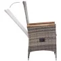 Juego de comedor de jardín 5 piezas con cojines gris by , Garden sets - Ref: Foro24-3099432, Price: 618,01 €, Discount: %