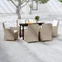 Juego de comedor de jardín 7 piezas marrón de , Conjuntos de jardín - Ref: Foro24-3099556, Precio: 929,34 €, Descuento: %
