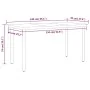 Juego de comedor para jardín 7 piezas negro von , Gartensets - Ref: Foro24-3099604, Preis: 382,18 €, Rabatt: %