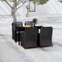 Juego de comedor para jardín 5 piezas negro by , Garden sets - Ref: Foro24-3099561, Price: 853,05 €, Discount: %
