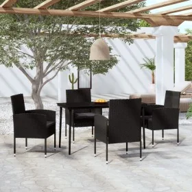 Juego de comedor para jardín 5 piezas negro von , Gartensets - Ref: Foro24-3099633, Preis: 365,36 €, Rabatt: %