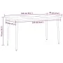 Juego de comedor para jardín 5 piezas negro von , Gartensets - Ref: Foro24-3099633, Preis: 366,86 €, Rabatt: %