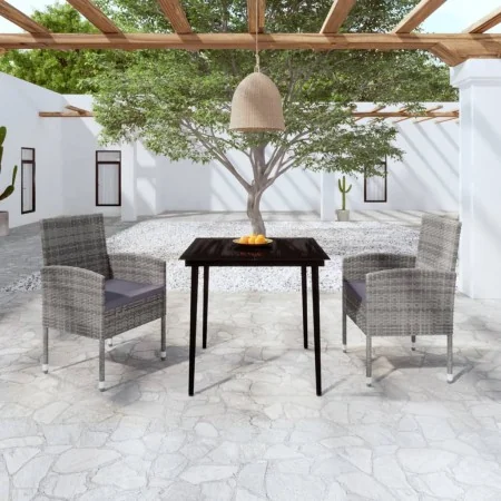 Juego de comedor de jardín 3 piezas gris antracita by , Garden sets - Ref: Foro24-3099625, Price: 216,17 €, Discount: %