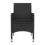 Set comedor de jardín 5 pzas y cojines ratán sintético y vidrio by , Garden sets - Ref: Foro24-3099734, Price: 362,01 €, Disc...