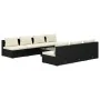 Set de sofás de jardín 8 piezas y cojines ratán sintético negro von , Gartensets - Ref: Foro24-3101463, Preis: 831,12 €, Raba...