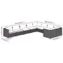 Set muebles de jardín 9 piezas y cojines ratán sintético marrón von , Gartensets - Ref: Foro24-3102764, Preis: 1,00 €, Rabatt: %
