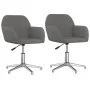 Sillas de comedor giratorias 2 unidades tela gris claro von , Essstühle - Ref: Foro24-3103030, Preis: 164,51 €, Rabatt: %