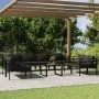 Set muebles de jardín 9 pzas y cojines aluminio gris antracita von , Gartensets - Ref: Foro24-3107799, Preis: 1,00 €, Rabatt: %