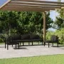 Set muebles de jardín 5 pzas y cojines aluminio gris antracita de , Conjuntos de jardín - Ref: Foro24-3107790, Precio: 786,28...