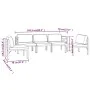 Set muebles de jardín 5 pzas y cojines aluminio gris antracita de , Conjuntos de jardín - Ref: Foro24-3107790, Precio: 786,28...