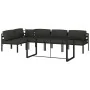 Set muebles de jardín 6 pzas y cojines aluminio gris antracita von , Gartensets - Ref: Foro24-3115916, Preis: 1,00 €, Rabatt: %