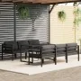 Set muebles de jardín 7 pzas y cojines aluminio gris antracita de , Conjuntos de jardín - Ref: Foro24-3115923, Precio: 975,61...