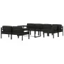 Set muebles de jardín 8 pzas y cojines aluminio gris antracita von , Gartensets - Ref: Foro24-3115928, Preis: 1,00 €, Rabatt: %