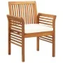 Set comedor de jardín 5 pzas y cojines madera maciza de acacia von , Gartensets - Ref: Foro24-3120459, Preis: 705,95 €, Rabat...