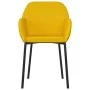 Sillas de comedor 2 unidades terciopelo amarillo by , dining chairs - Ref: Foro24-344708, Price: 118,56 €, Discount: %