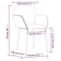 Sillas de comedor 2 unidades terciopelo amarillo by , dining chairs - Ref: Foro24-344708, Price: 118,56 €, Discount: %