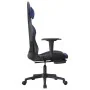 Silla gaming con reposapiés cuero sintético negro azul von , Gaming-Stühle - Ref: Foro24-3143699, Preis: 124,24 €, Rabatt: %