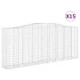Cestas de gaviones 15 uds forma de arco hierro 400x50x160/180cm by , Pots and planters - Ref: Foro24-3146004, Price: 2,00 €, ...