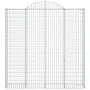 Cestas de gaviones 5 uds forma de arco hierro 200x30x200/220 cm by , Pots and planters - Ref: Foro24-3146218, Price: 598,76 €...