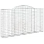 Cestas de gaviones 8 uds forma de arco hierro 300x30x160/180 cm by , Pots and planters - Ref: Foro24-3146581, Price: 1,00 €, ...