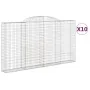 Cestas de gaviones 10 uds forma de arco hierro 300x30x160/180cm by , Pots and planters - Ref: Foro24-3146583, Price: 1,00 €, ...
