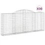 Cestas gaviones 30 uds forma de arco hierro 300x30x120/140 cm von , Töpfe und Pflanzgefäße - Ref: Foro24-3146555, Preis: 3,00...