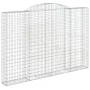 Cestas de gaviones 4 uds forma de arco hierro 300x30x200/220 cm by , Pots and planters - Ref: Foro24-3146613, Price: 852,65 €...