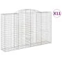 Cestas de gaviones 11 uds forma de arco hierro 300x50x180/200cm by , Pots and planters - Ref: Foro24-3146782, Price: 2,00 €, ...