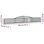 Cestas de gaviones 25 uds forma de arco hierro 400x30x40/60 cm by , Pots and planters - Ref: Foro24-3146838, Price: 1,00 €, D...