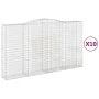 Cestas de gaviones 10 uds forma de arco hierro 400x50x220/240cm by , Pots and planters - Ref: Foro24-3147082, Price: 2,00 €, ...