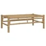Set de muebles de jardín 5 piezas bambú con cojines gris oscuro by , Garden sets - Ref: Foro24-3156484, Price: 637,86 €, Disc...