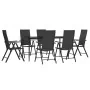 Juego de comedor de jardín 7 piezas ratán sintético negro by , Garden sets - Ref: Foro24-3156517, Price: 531,55 €, Discount: %