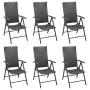 Juego de comedor de jardín 7 piezas ratán sintético negro by , Garden sets - Ref: Foro24-3156517, Price: 531,55 €, Discount: %
