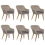 Juego de comedor para jardín 7 piezas con cojines marrón von , Gartensets - Ref: Foro24-3156723, Preis: 845,64 €, Rabatt: %