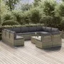 Set de muebles de jardín 12 pzas cojines ratán sintético gris de , Conjuntos de jardín - Ref: Foro24-3157346, Precio: 1,00 €,...
