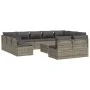 Set de muebles de jardín 12 pzas cojines ratán sintético gris de , Conjuntos de jardín - Ref: Foro24-3157346, Precio: 1,00 €,...